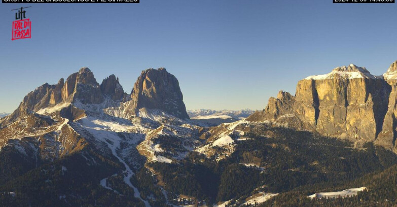 Webcam Canazei-Belvedere  - Canazei - Gruppo del Sassolungo