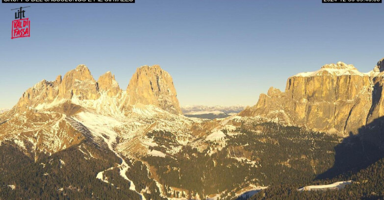 Webcam Canazei-Belvedere  - Canazei - Gruppo del Sassolungo