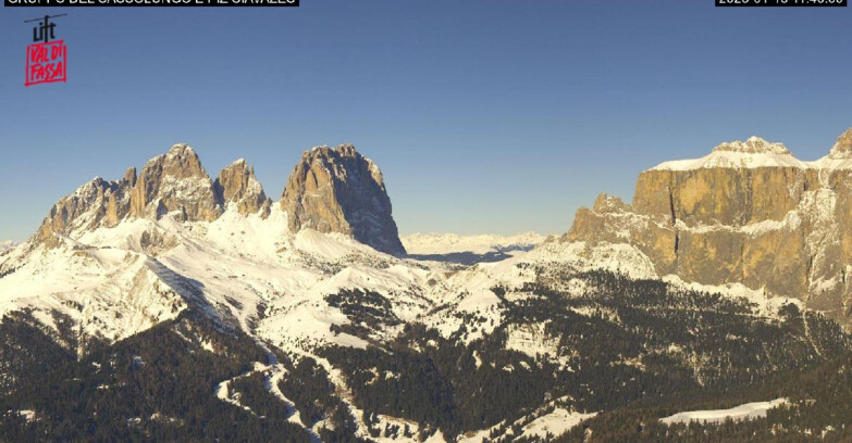 Webcam Canazei-Belvedere  - Canazei - Gruppo del Sassolungo