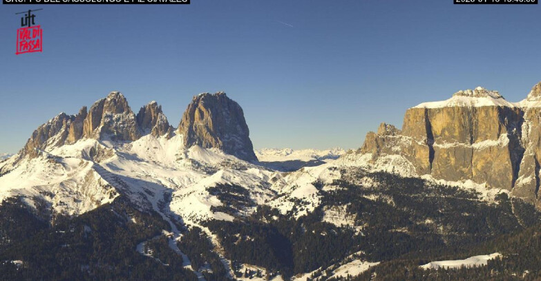 Webcam Canazei-Belvedere  - Canazei - Gruppo del Sassolungo