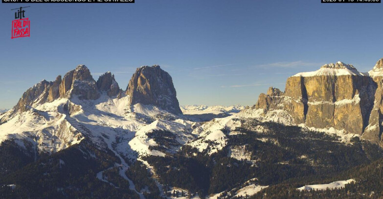 Webcam Canazei-Belvedere  - Canazei - Gruppo del Sassolungo