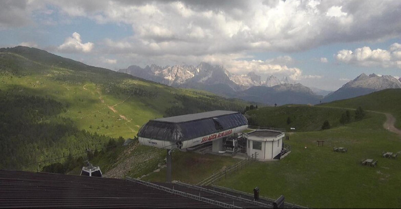 Webcam Moena-Alpe Lusia  - Alpe Lusia - Le cune