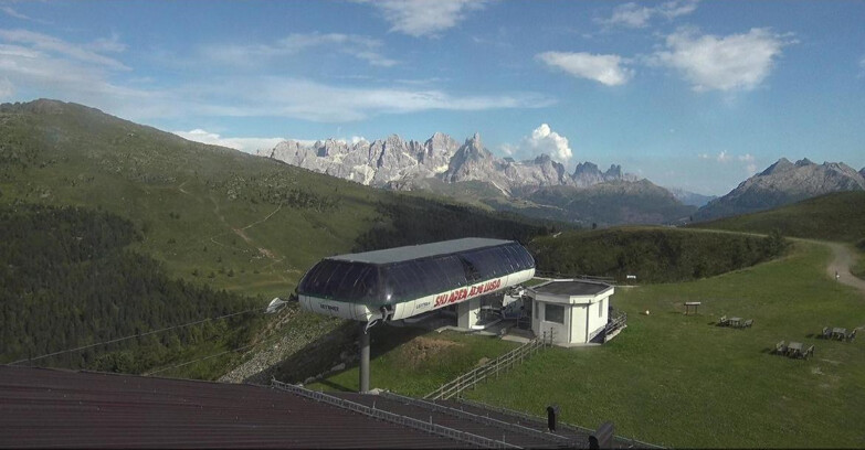 Webcam Moena-Alpe Lusia  - Alpe Lusia - Le cune