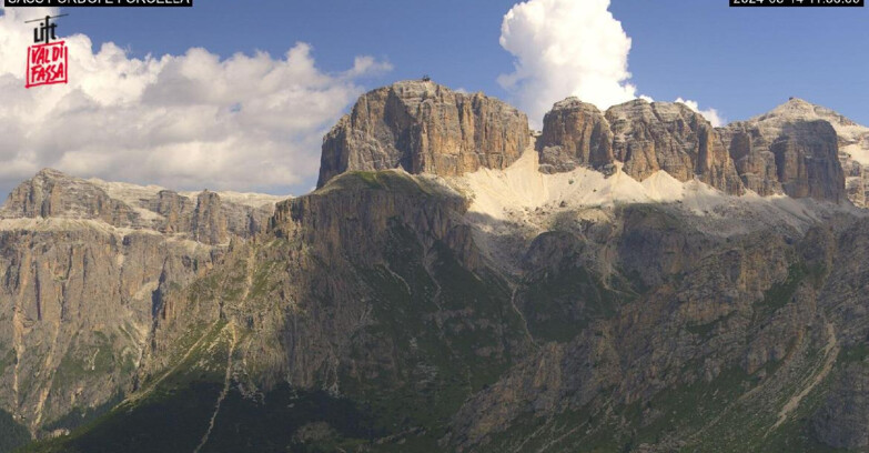 Webcam Canazei-Belvedere - Canazei - Forcella Pordoi