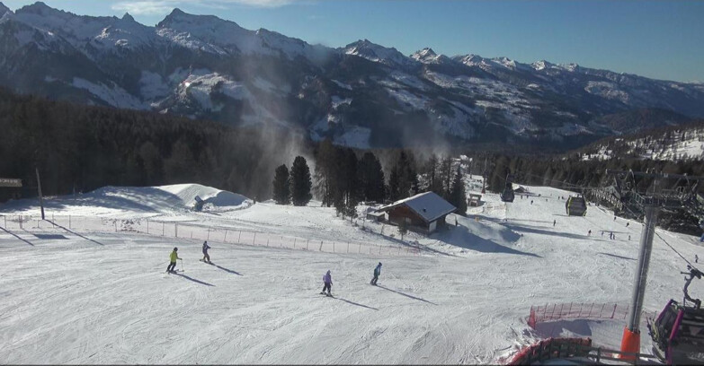 Webcam Bellamonte-Alpe Lusia  - Pista Le Fassane e Morea Snowpark