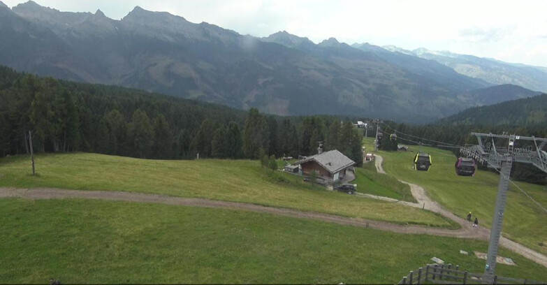 Webcam Bellamonte-Alpe Lusia - Pista Le Fassane e Morea Snowpark