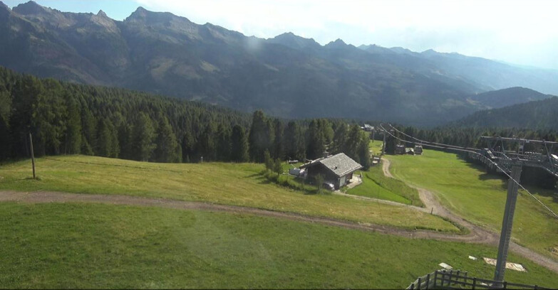 Webcam Bellamonte-Alpe Lusia - Pista Le Fassane e Morea Snowpark