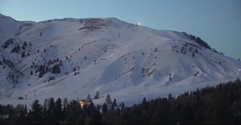 Webcam Bellamonte-Alpe Lusia - Pista direttissima Le Cune