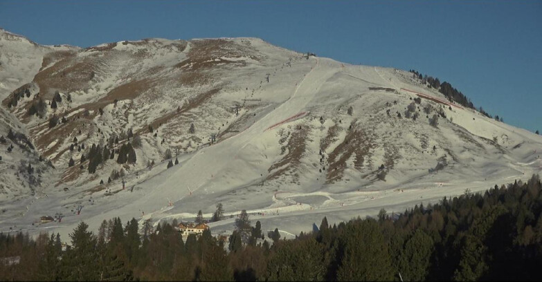 Webcam Bellamonte-Alpe Lusia  - Pista direttissima Le Cune