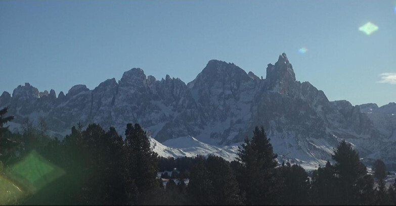 Webcam Bellamonte-Alpe Lusia  - Pale di San Martino