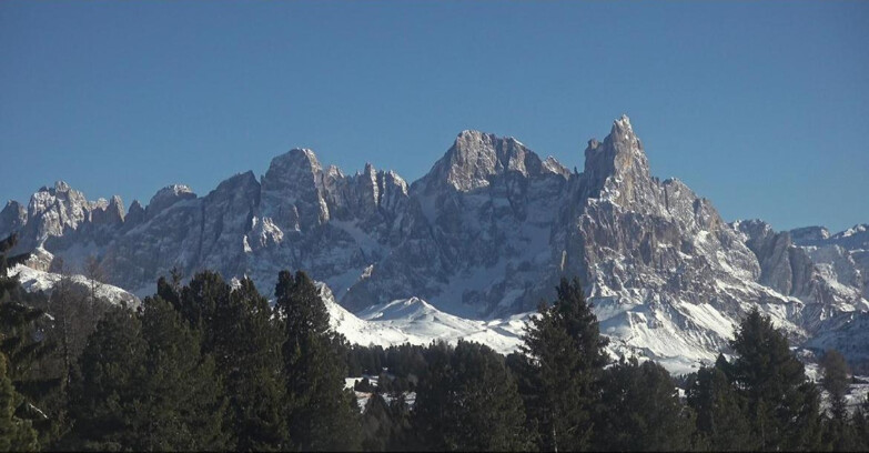 Webcam Bellamonte-Alpe Lusia - Pale di San Martino