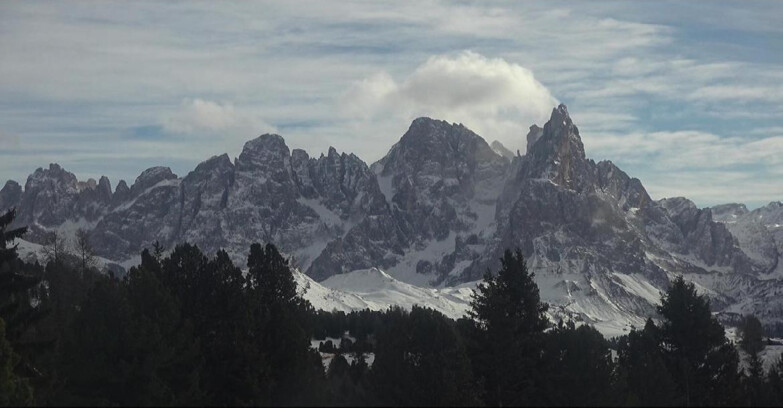 Webcam Белламонте-Альпе-Лусиа  - Pale di San Martino