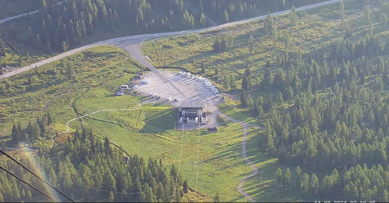 Webcam Passo San Pellegrino-Falcade  - Panorama N-E