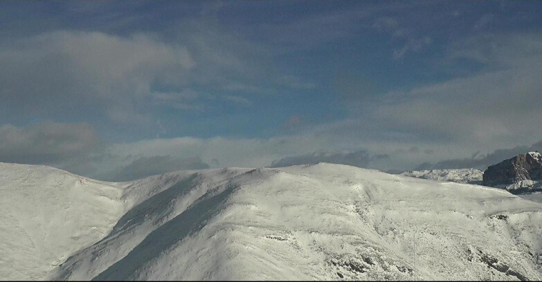 Webcam Pozza di Fassa-Aloch-Buffaure  - Sasso Lungo e Sasso Piatto visti da Buffaure