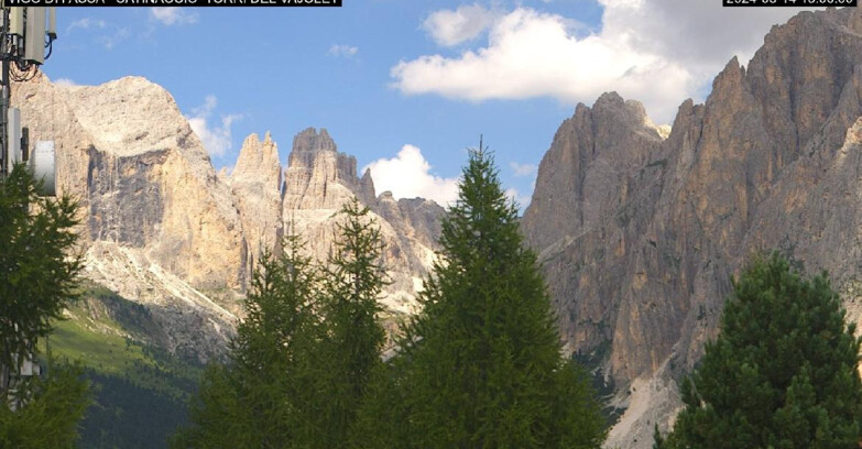 Webcam Vigo di Fassa-Pera-Ciampedìe - Vigo di Fassa - Gardeccia - Torri del Vajolet