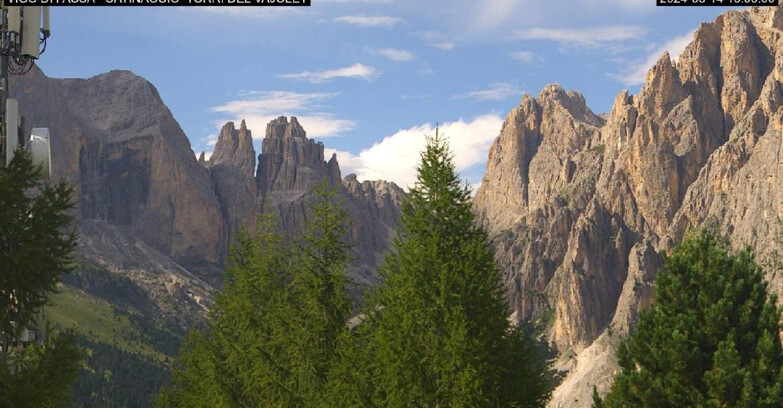 Webcam Vigo di Fassa-Pera-Ciampedìe - Vigo di Fassa - Gardeccia - Torri del Vajolet