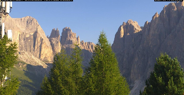 Webcam Vigo di Fassa-Pera-Ciampedìe - Vigo di Fassa - Gardeccia - Torri del Vajolet