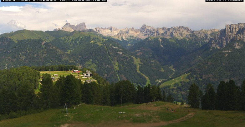 Webcam Vigo di Fassa-Pera-Ciampedie - Vigo di Fassa - Ciampedie e Pozza Buffaure