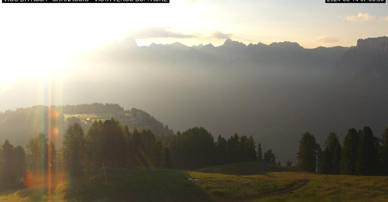 Webcam Vigo di Fassa-Pera-Ciampedie - Vigo di Fassa - Ciampedie e Pozza Buffaure