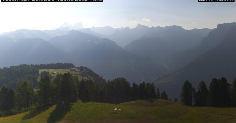 Webcam Vigo di Fassa-Pera-Ciampedie - Vigo di Fassa - Ciampedie e Pozza Buffaure