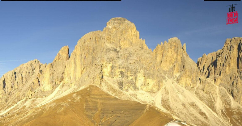 Webcam Кампителло-Маццин-Кол-Роделла  - Campitello di Fassa - Col Rodella - Gruppo del Sassolungo