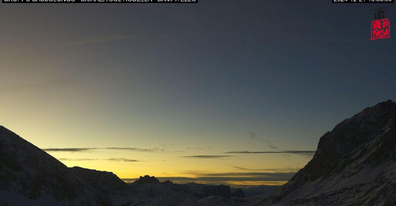 Webcam Campitello-Mazzin-Col Rodella  - Campitello di Fassa - Col Rodella - Gruppo del Sassolungo