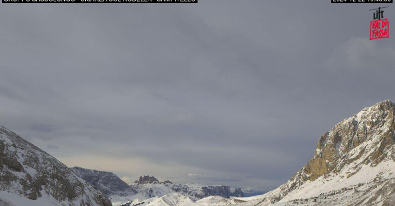 Webcam Campitello-Mazzin-Col Rodella  - Campitello di Fassa - Col Rodella - Gruppo del Sassolungo