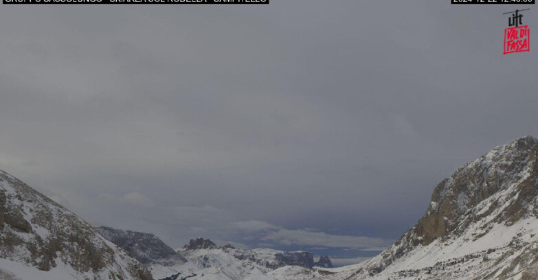 Webcam Campitello-Mazzin-Col Rodella - Campitello di Fassa - Col Rodella - Gruppo del Sassolungo