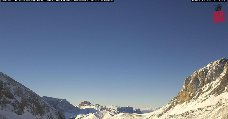 Webcam Campitello-Mazzin-Col Rodella - Campitello di Fassa - Col Rodella - Gruppo del Sassolungo