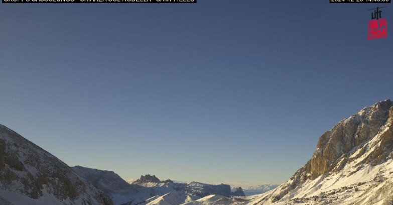 Webcam Campitello-Mazzin-Col Rodella - Campitello di Fassa - Col Rodella - Gruppo del Sassolungo