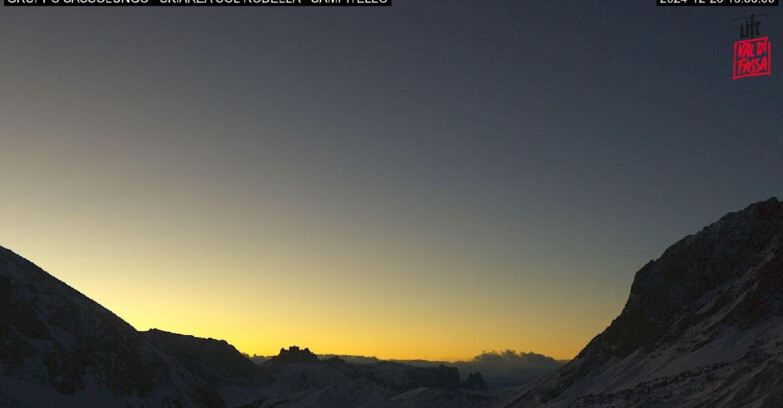 Webcam Campitello-Mazzin-Col Rodella - Campitello di Fassa - Col Rodella - Gruppo del Sassolungo