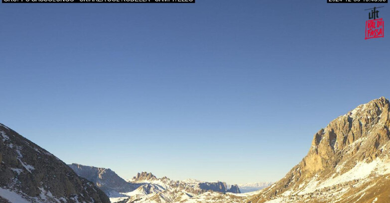 Webcam Campitello-Mazzin-Col Rodella - Campitello di Fassa - Col Rodella - Gruppo del Sassolungo