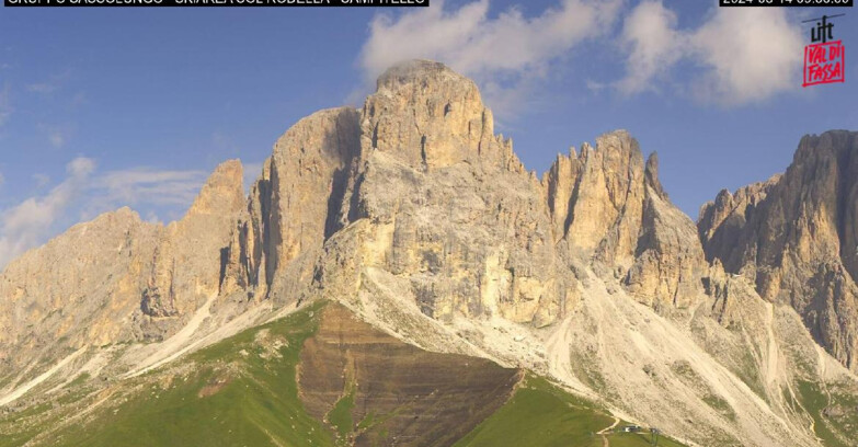 Webcam Campitello-Mazzin-Col Rodella - Campitello di Fassa - Col Rodella - Gruppo del Sassolungo