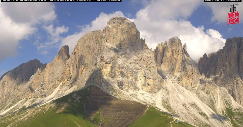 Webcam Campitello-Mazzin-Col Rodella - Campitello di Fassa - Col Rodella - Gruppo del Sassolungo