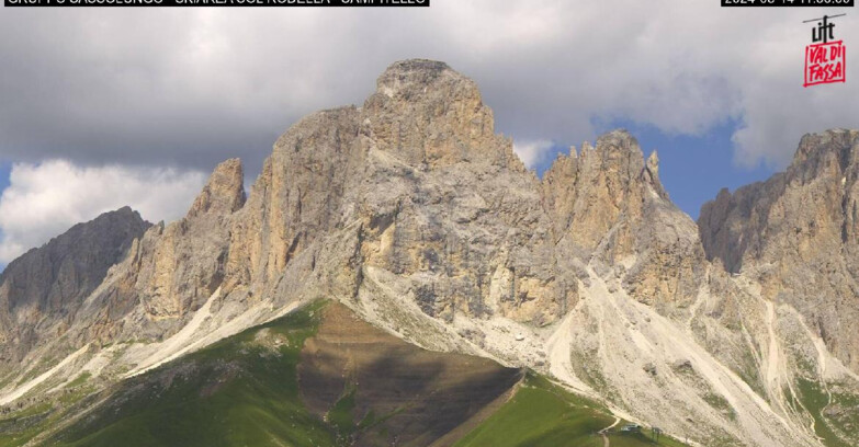 Webcam Campitello-Mazzin-Col Rodella - Campitello di Fassa - Col Rodella - Gruppo del Sassolungo