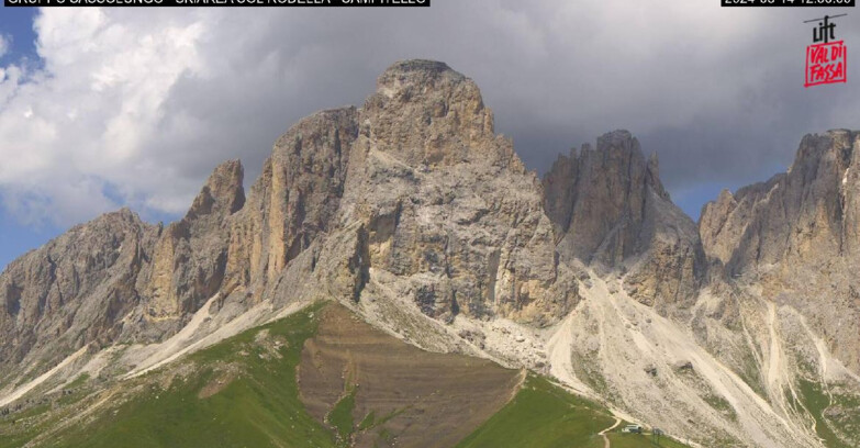 Webcam Campitello-Mazzin-Col Rodella - Campitello di Fassa - Col Rodella - Gruppo del Sassolungo