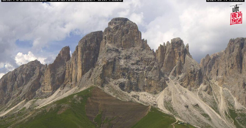 Webcam Campitello-Mazzin-Col Rodella - Campitello di Fassa - Col Rodella - Gruppo del Sassolungo