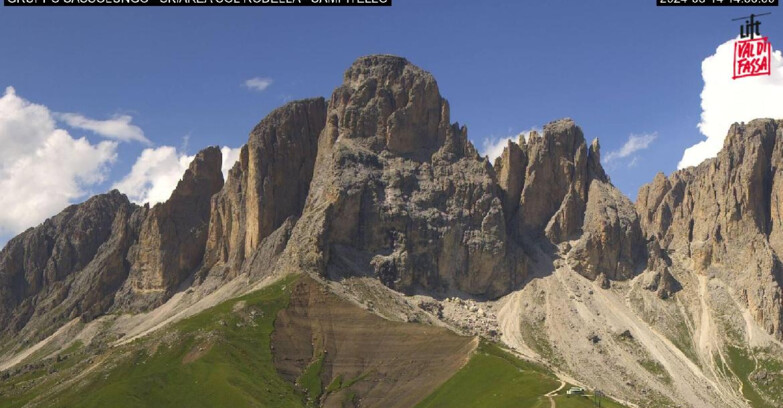 Webcam Campitello-Mazzin-Col Rodella - Campitello di Fassa - Col Rodella - Gruppo del Sassolungo