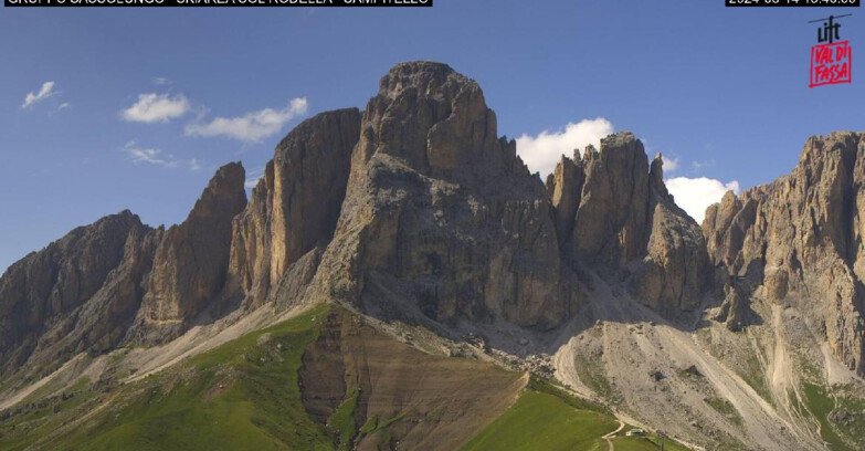 Webcam Campitello-Mazzin-Col Rodella - Campitello di Fassa - Col Rodella - Gruppo del Sassolungo