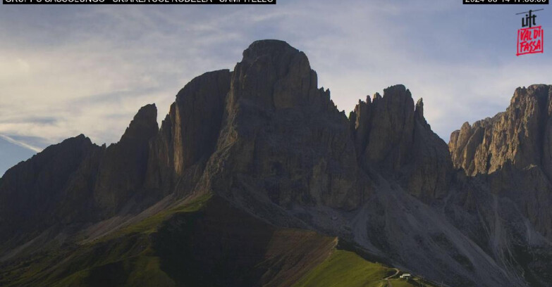 Webcam Campitello-Mazzin-Col Rodella - Campitello di Fassa - Col Rodella - Gruppo del Sassolungo