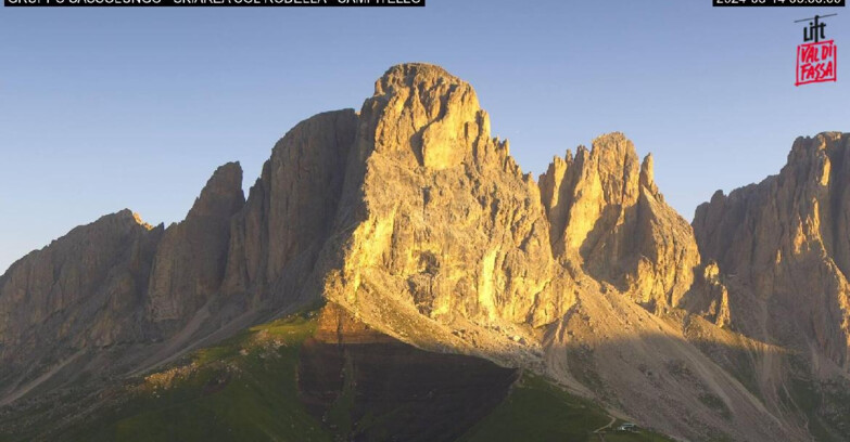 Webcam Campitello-Mazzin-Col Rodella - Campitello di Fassa - Col Rodella - Gruppo del Sassolungo