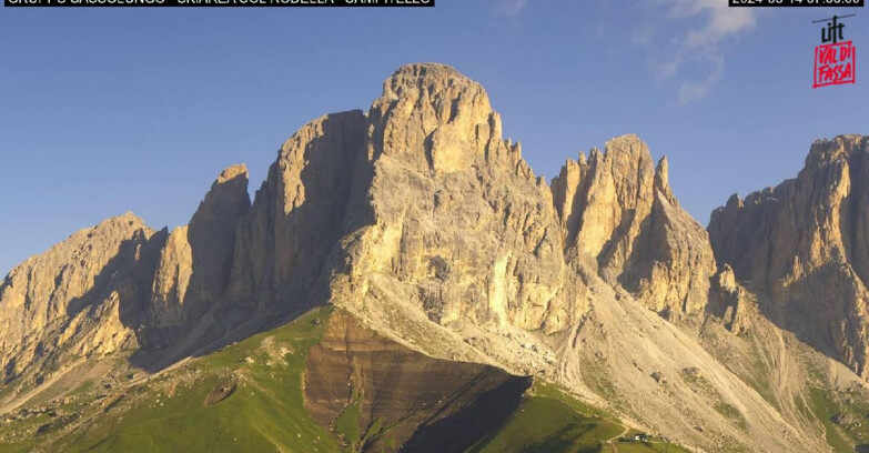 Webcam Campitello-Mazzin-Col Rodella - Campitello di Fassa - Col Rodella - Gruppo del Sassolungo