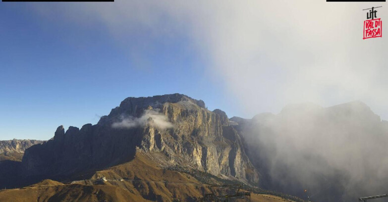 Webcam Campitello-Mazzin-Col Rodella - Canazei - Passo Pordoi - Sass Pordoi