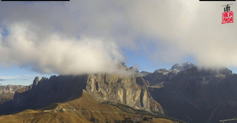 Webcam Campitello-Mazzin-Col Rodella - Canazei - Passo Pordoi - Sass Pordoi