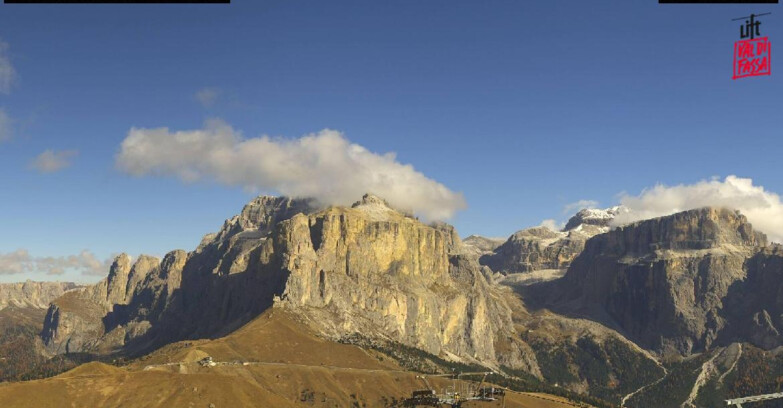 Webcam Campitello-Mazzin-Col Rodella - Canazei - Passo Pordoi - Sass Pordoi