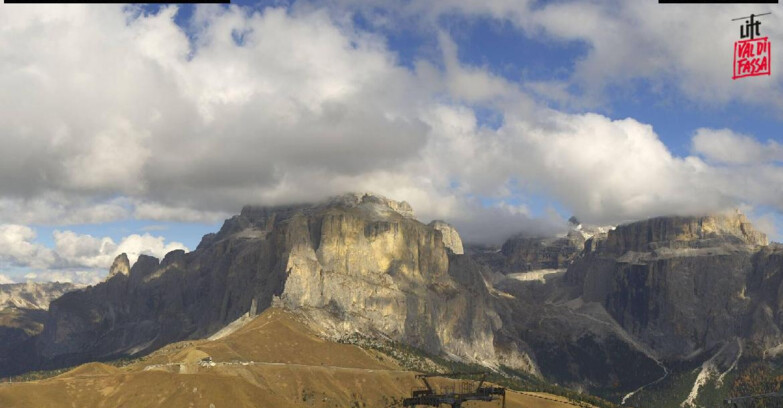 Webcam Campitello-Mazzin-Col Rodella - Canazei - Passo Pordoi - Sass Pordoi