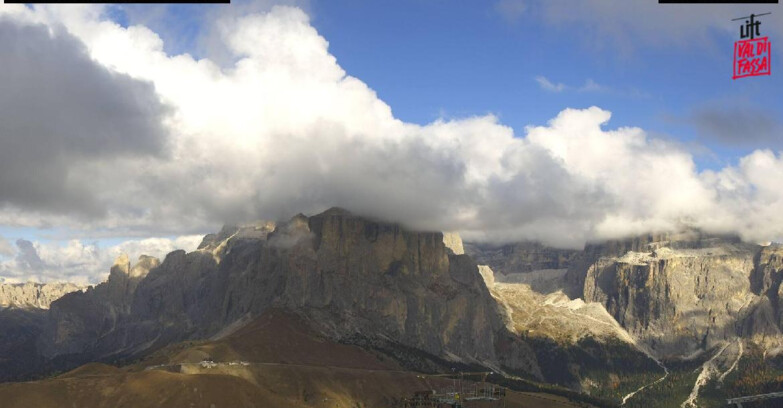 Webcam Campitello-Mazzin-Col Rodella - Canazei - Passo Pordoi - Sass Pordoi