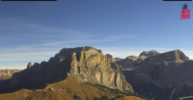 Webcam Кампителло-Маццин-Кол-Роделла  - Canazei - Passo Pordoi - Sass Pordoi