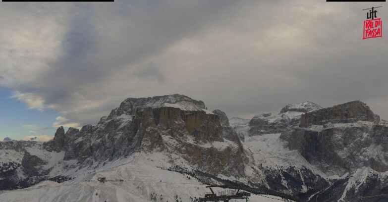 Webcam Кампителло-Маццин-Кол-Роделла  - Canazei - Passo Pordoi - Sass Pordoi