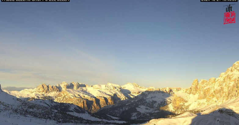 Webcam Campitello-Mazzin-Col Rodella  - Canazei - Passo Pordoi - Sass Pordoi